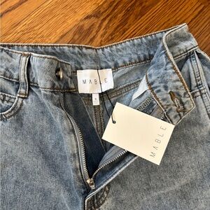 MARBLE Women's Blue Flare Jeans